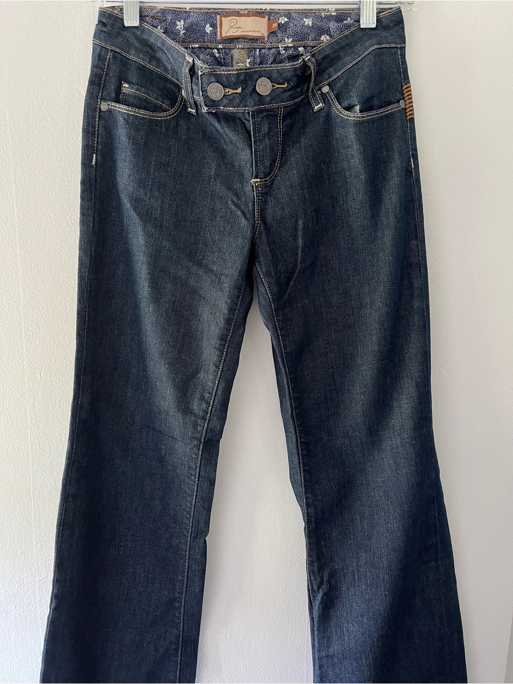 PAIGE Dark Blue Bootcut Jeans